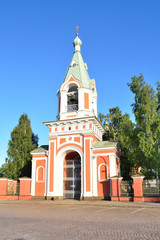 Fototapeta na wymiar Hamina, Finland. Church of St. Peter and Paul