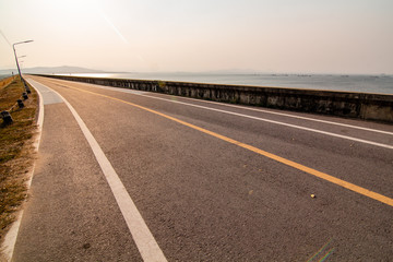 Fototapeta premium Special channels for exercise bikes in Thailand