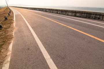 Fototapeta premium Special channels for exercise bikes in Thailand