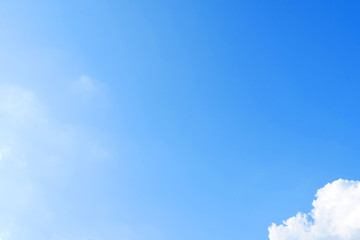 blue sky with clouds