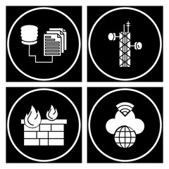 Simple Set Of Universal Icons