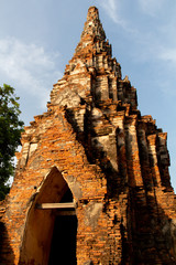 Chaiwatthanaram Temple Ayutthaya Historical ParkOld temple in Thailand