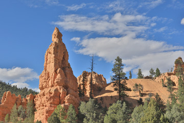 Beautiful Red Rock Formations in Utah, USA