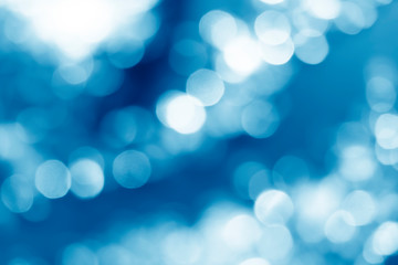 abstract blue bokeh background.