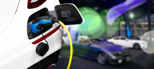 Power supply for electric car charging. Electric car charging station 