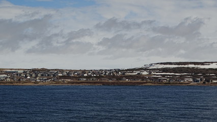 Amérique du Nord, Canada, province de Québec, Basse-Côte-Nord, village de Blanc Sablon