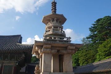 Naklejka premium korean temple in kyungju