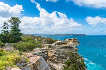 Ocean cliff in the Gap Park, Watsons Bay