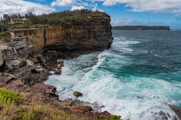 Ocean cliff in the Gap Park, Watsons Bay