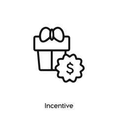 incentive icon vector symbol sign