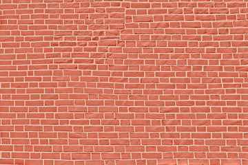 Texture of the brick wall of red square Moscow Kremlin, red background of bricks