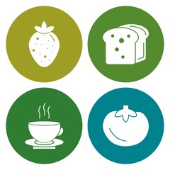 4 Simple Universal Related Color Icons