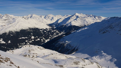 Fototapeta na wymiar Bormio - a well-known tourist and ski resort in northern Italy.