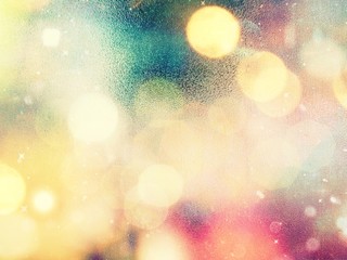 abstract background with lights and stars