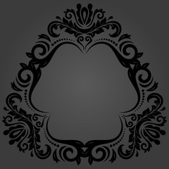 Elegant vintage ornament in classic style. Abstract traditional pattern with oriental elements. Classic vintage pattern