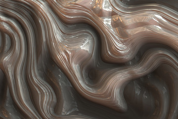 Abstract background imitation mica rock formation with motion effect gray brown