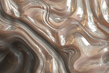 Abstract background imitation mica rock formation with motion effect gray brown