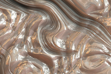 Abstract background imitation mica rock formation with motion effect gray brown