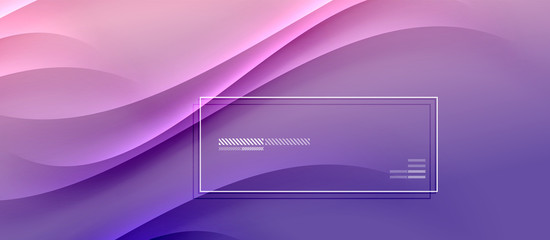 Trendy simple fluid color gradient abstract background with dynamic wave shadow line effect. Vector Illustration For Wallpaper, Banner, Background, Card, Book Illustration, landing page