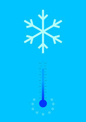 Température hivernale : le thermomètre grelotte de froid