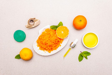 Healthy self-care. Minimalist organic lifestyle. Comfort and natural pharmacy