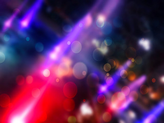 motion blurred in different shades of colors.