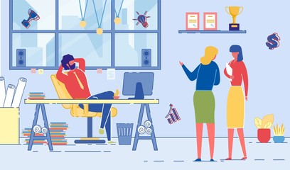 Business People Office Daily Routine. Working Day