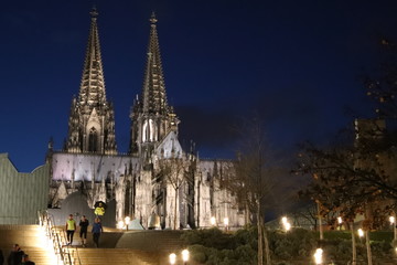 Cologne Dom steps