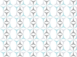 Repeating star shape vector pattern