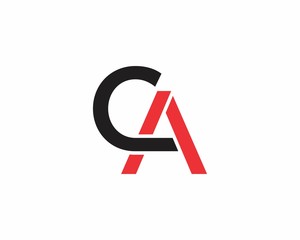CA Letter Logo Icon 008