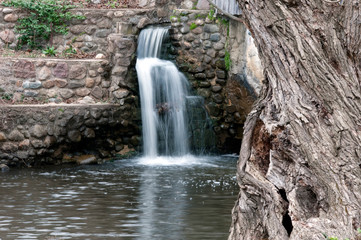 Fototapeta na wymiar Water through the Mill