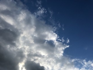 Obraz premium blue sky with clouds