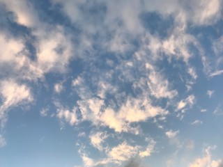 Fototapeta premium blue sky with clouds