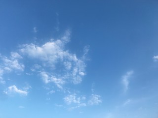 blue sky with clouds