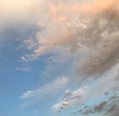 Obraz premium blue sky with clouds