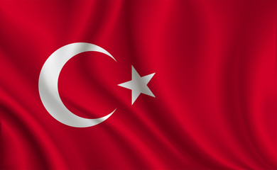 Turkey Flag background