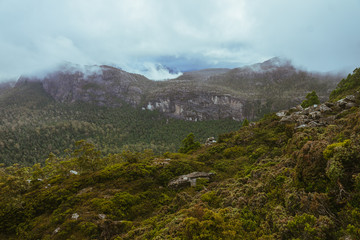 In the tasmanian mountains