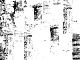 Worn down wallpaper pattern design. Broken plaster and grunge damask effect. Distressed overlay texture design. Vector illustration. Eps10.