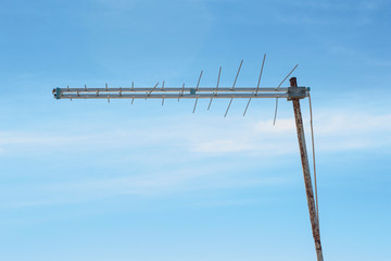 antenna of electricity and blue Sky