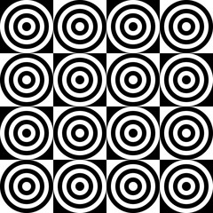 Old style geometric chess background for board games, interior design. Seamless pattern.