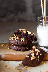 cocoa and peanut butter cookies