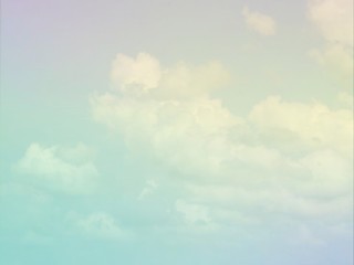 Obraz na płótnie Canvas sky and cloud background with a pastel color