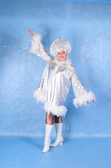 Fashionable snow maiden
