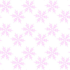 Christmas seamless pattern with snowflakes.Design template for wallpaper,fabric,wrapping,textile