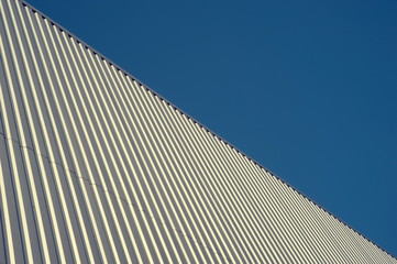 Fototapeta na wymiar Metallic facade