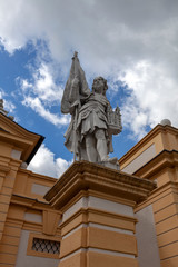 Fototapeta na wymiar Statue of Leopold II in Melk