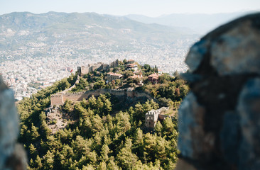Beautiful landscape view from Alanya Castle