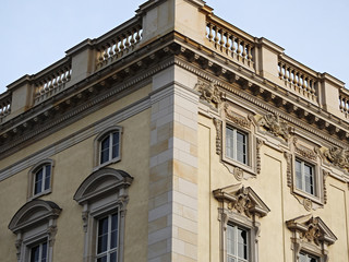 Obraz premium The corner of the palace