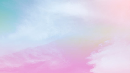 beauty abstract pastel cloudy on sky