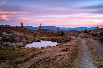 Abendstimmung in den Bergen